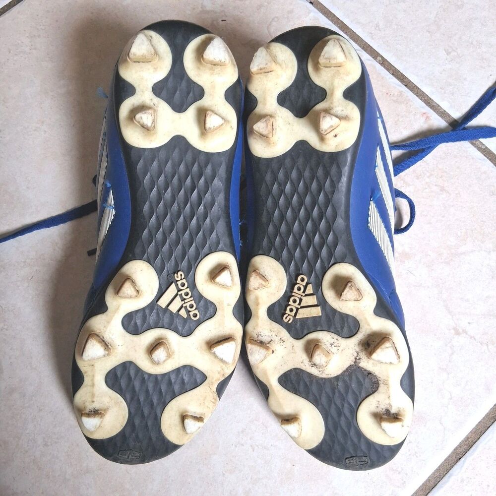 Adidas Soccer Futbol Cleats Kids Youth Size 2.5 Blue - Picture 3 of 5